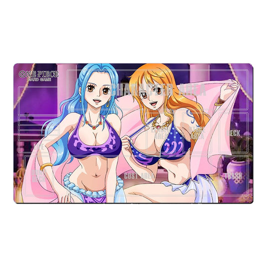 Nefertari Vivi & Nami One Piece Table Playmat OPCG TCG CCG Pad Trading Card Game Mat