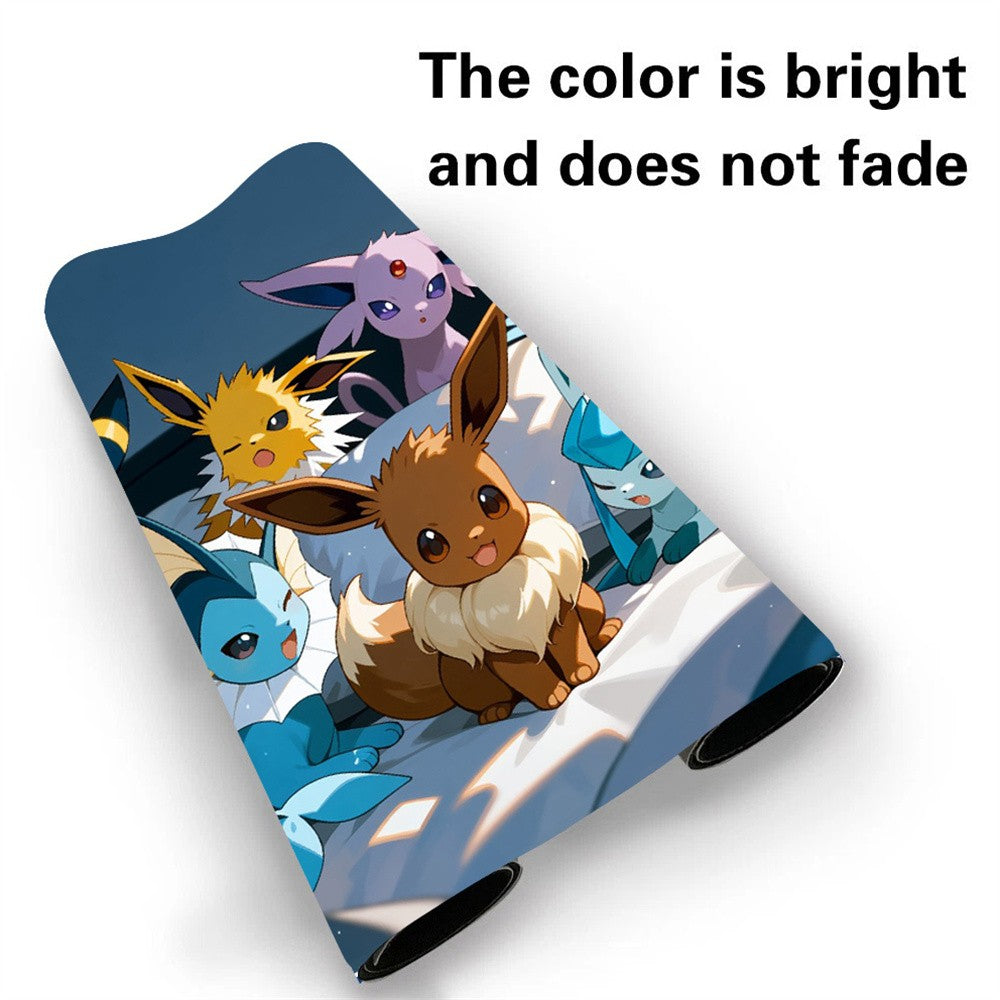 Eeveelutions Board Game Pokemon Table Playmat Trading Card Play Mat TCG CCG Pad