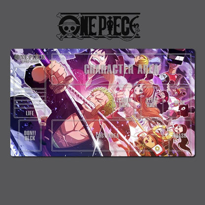 One Piece character card with anime-style artwork on a dark background