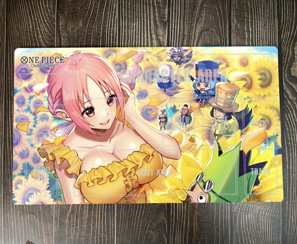 One Piece O-P OPCG TCG CCG Mouse Pad Rebecca Table Playmat Trading Card Game Desk Mat