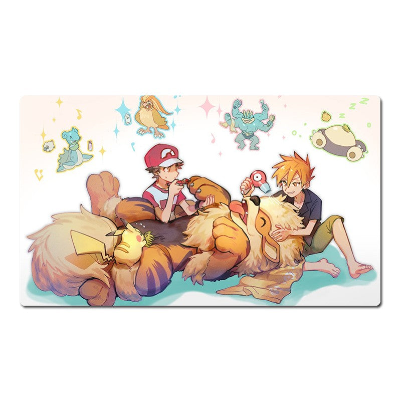 Arcanine Board Game Pokemon Table Playmat Card Play Mat TCG CCG Pad Mousepad Bag