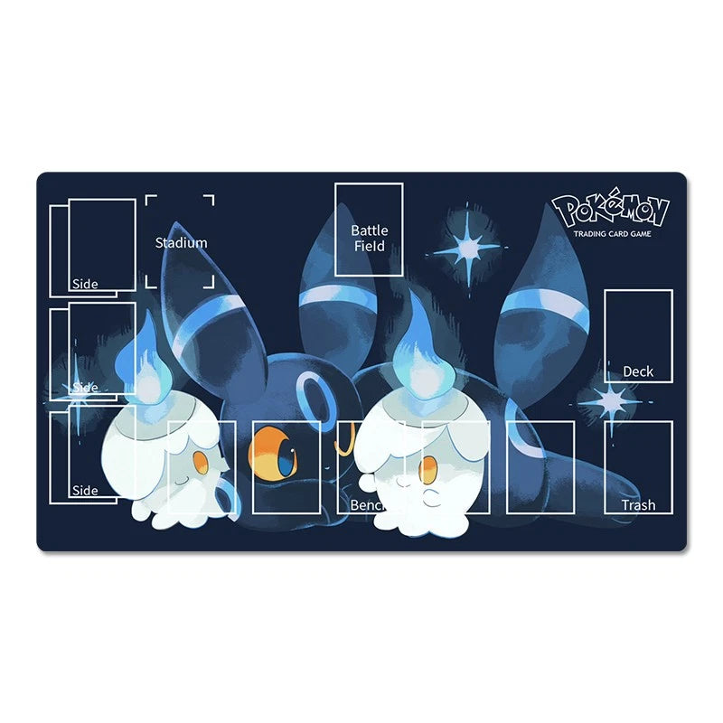 Umbreon Litwick Board Card Game Pokemon Playmat TCG CCG PTCG Deskmat Mousepad