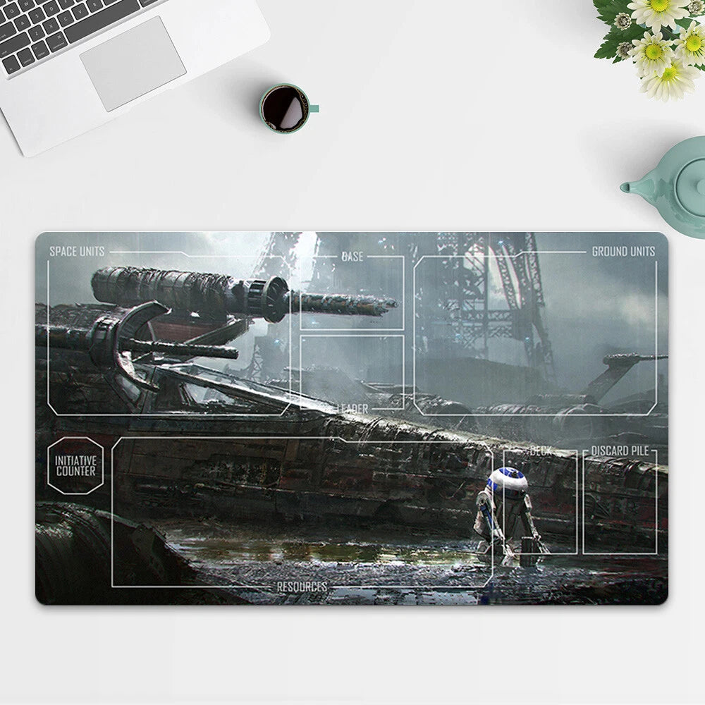 Playmat R2-D2 TCG Starwars : Unlimited Trading Card Game Play Mat Free Bag