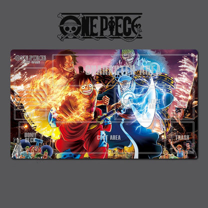 Luffy & Law O-P Table Playmat OPCG TCG CCG Pad Trading Card Game Mat Mousepad