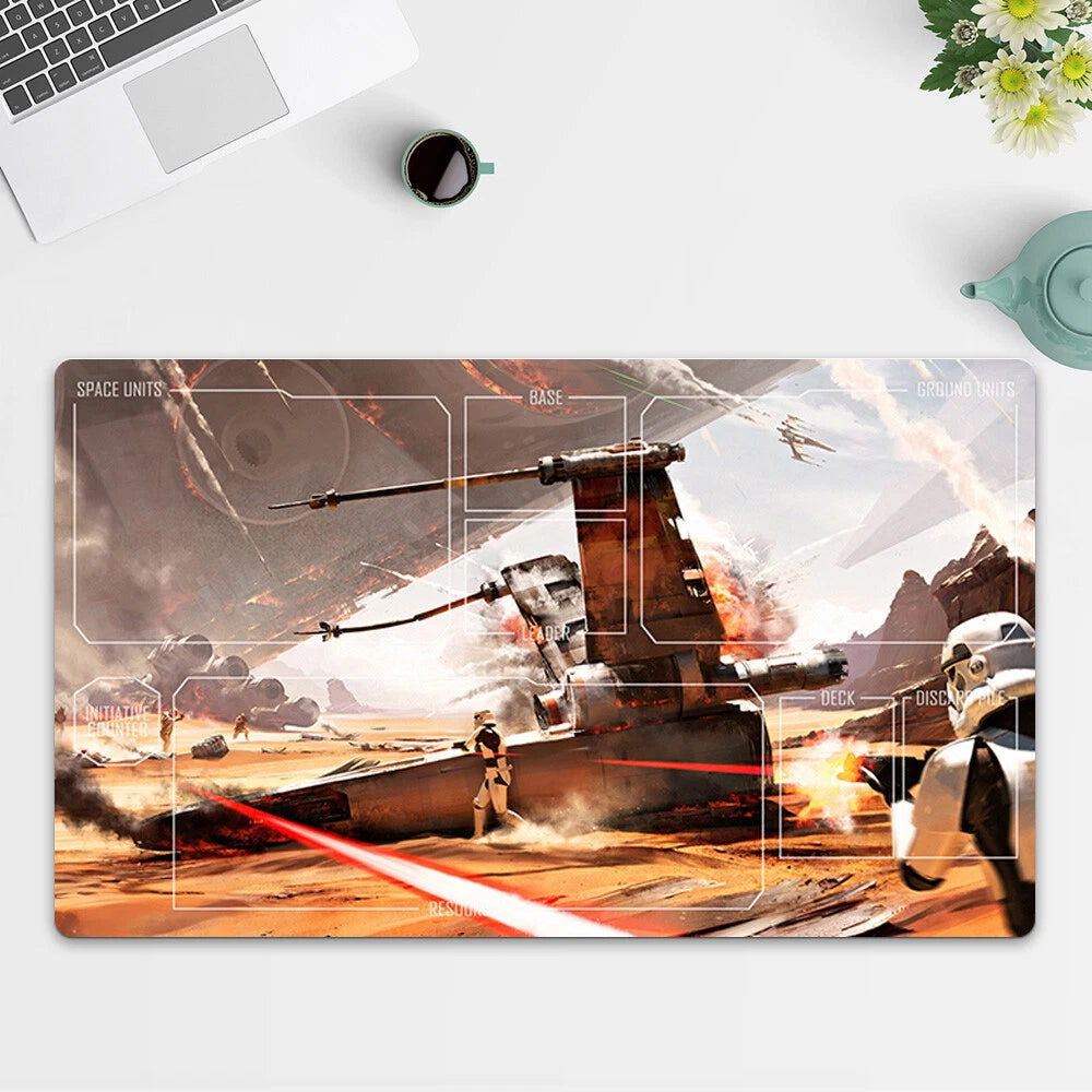 Playmat Battlefront TCG Starwars : Unlimited Trading Card Game Play Mat Free Bag