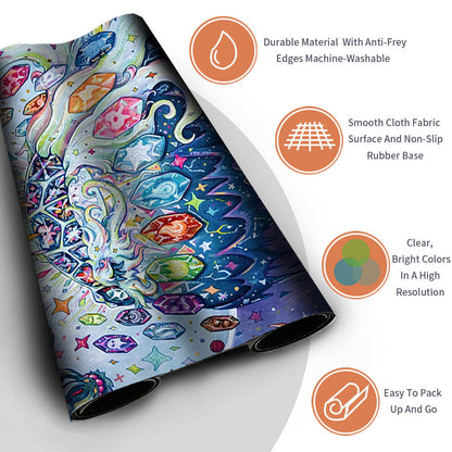 New Pokemon Terapagos Playmat Stitched Edge | Pokemon Playmat Stitched Edge With Zones |754813