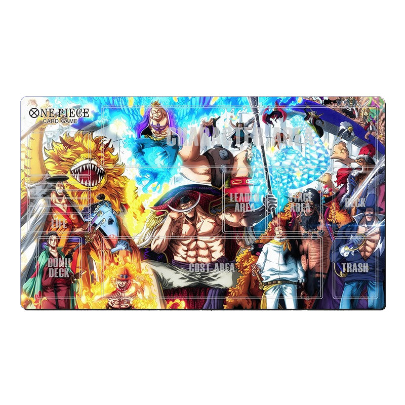 Whitebeard Pirate One Piece Table Playmat OPCG TCG CCG Play Pad Trading Card Game Mat