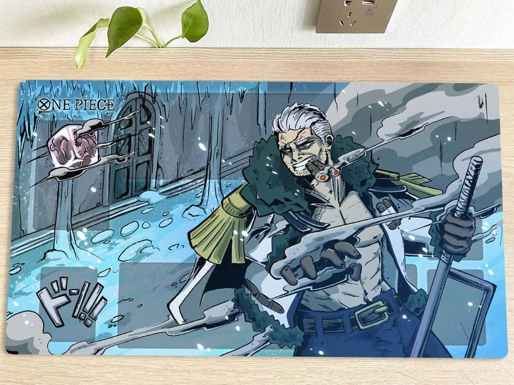 One Piece Smoker Table Playmat CCG OPCG Playing Mat Trading Card Game Pad Mousepad