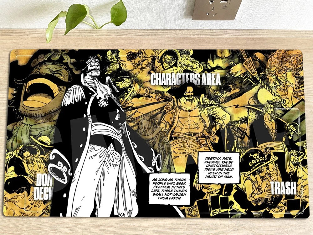 Gol D. Roger One Piece Table Playmat OPCG TCG CCG Mouse Pad Trading Card Game Deskmat