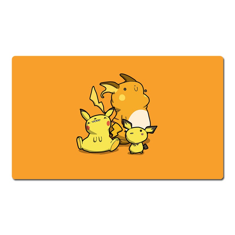 Pikachu Pokemon Table Playmat PTCG TCG CCG Mouse Pad Trading Card Games Mat