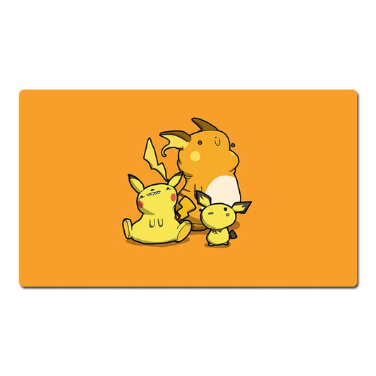 Pikachu Pokemon Table Playmat PTCG TCG CCG Mouse Pad Trading Card Games Mat