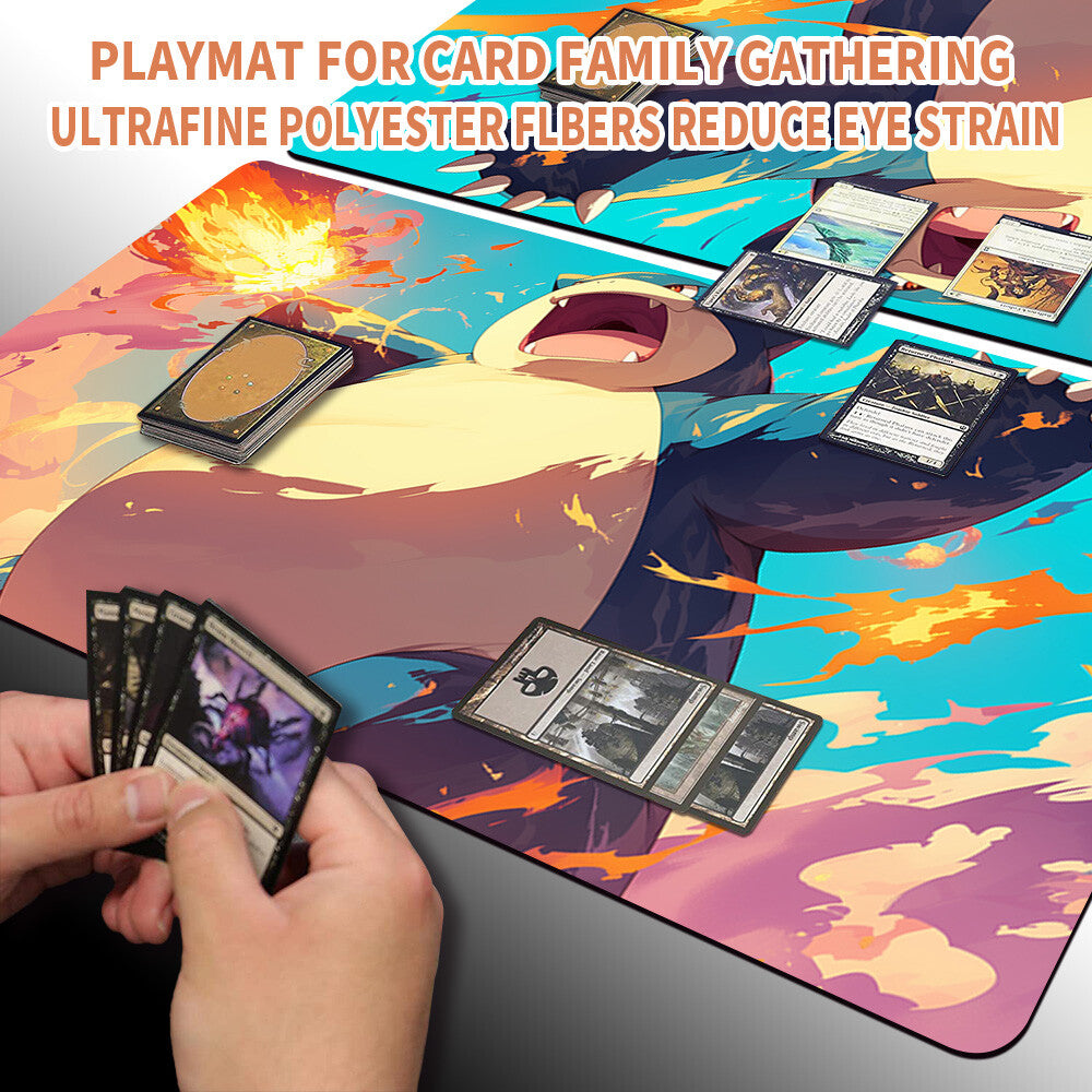 New Pokemon Snorlax Playmat Stitched Edge with | Pokemon TCG Playmat Stitched Edge | 1356781