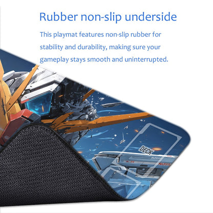 Gundam Playmat Suitable for GCG , includes Storage Bag, 24 x 14 inches (1395504)
