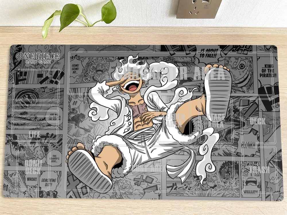 One Piece Gear 5 Luffy Table Playmat CCG OPCG Desk Mat Trading Card Game Pad Mousepad Deskmat