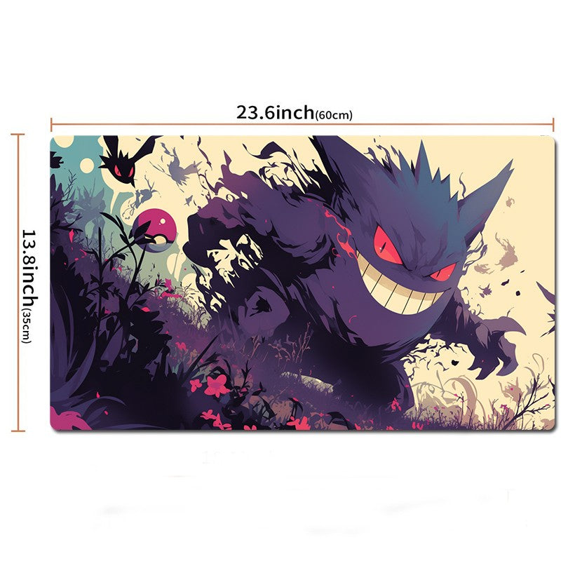 Gengar Board Game Pokemon Playmat PTCG TCG CCG Play Pad Trading Card Games Mat