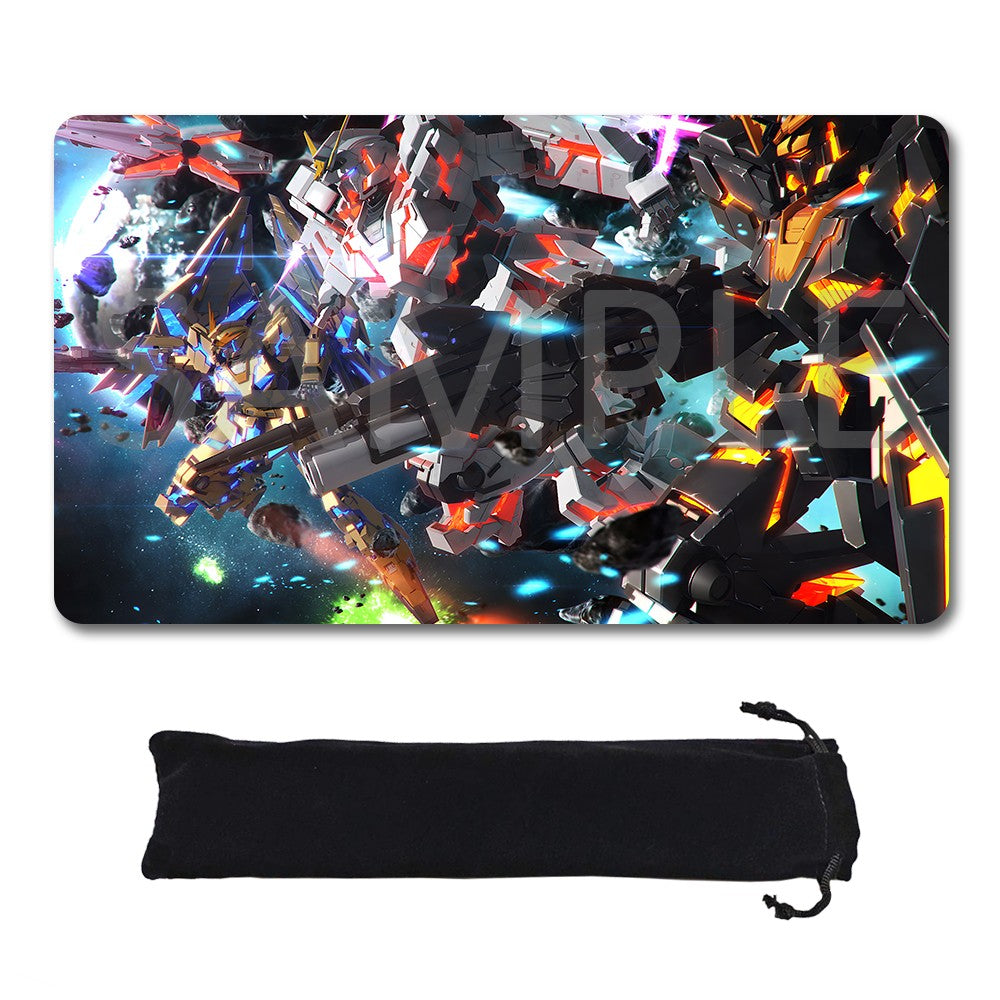 Gundam Playmat Suitable for GCG , includes Storage Bag,24 x 14 inches (GD5101413)