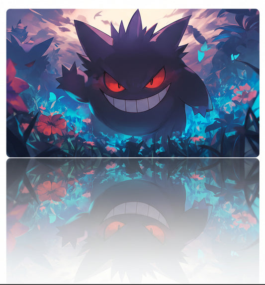 Gengar Board Game Pokemon Playmat Games Card Play Mat TCG CCG Pad Mousepad Bag