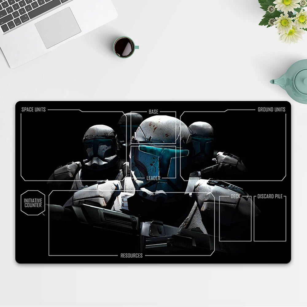 Playmat Bad Batch TCG Starwars : Unlimited Trading Card Game Play Mat Free Bag