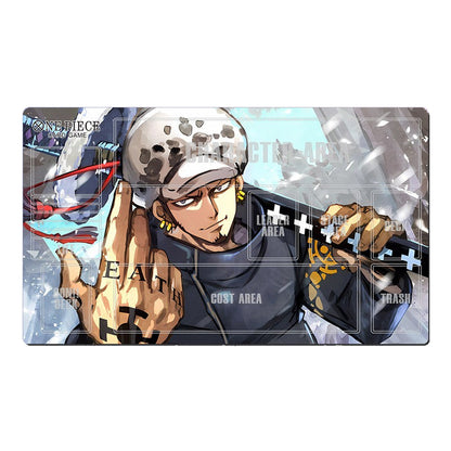 Trafalgar Law One Piece Table Playmat OPCG TCG CCG Mouse Pad Trading Card Game Mat