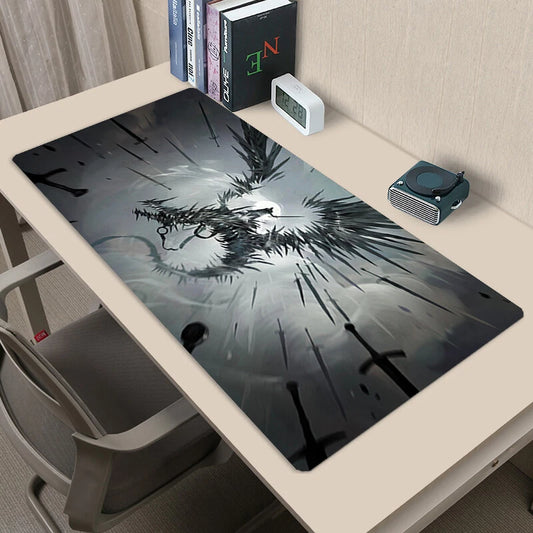 Silver Dragon MTG Playmat Trading Card Game Mat TCG CCG Table Mouse Pad 40X70CM