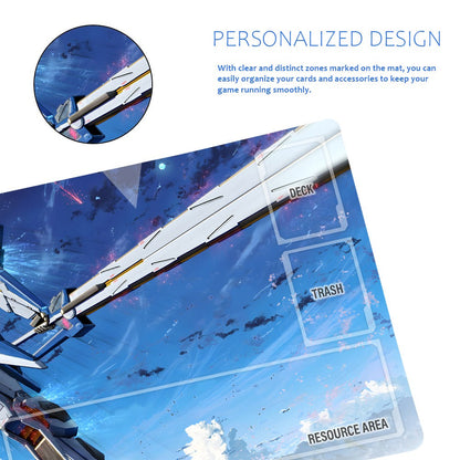 Gundam Playmat Suitable for GCG ,includes Storage Bag,24 x 14 inches (GD5101412)