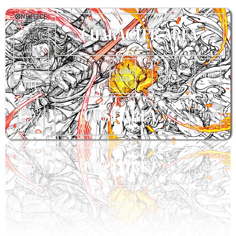 1265200 - Board Game One Piece Playmat with Zone Games Mousepad Play Mat of TCG