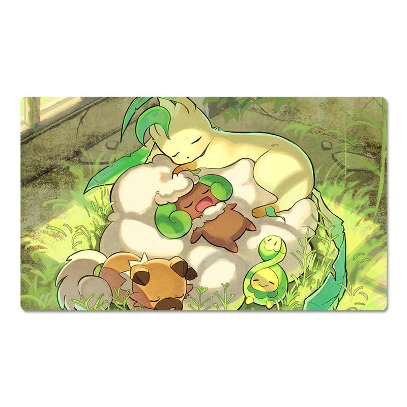 Leafeon Board Game Pokemon Table Playmat Card Play Mat TCG CCG Pad Mousepad