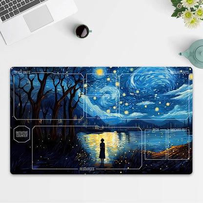 Playmat Landscape TCG Starwars : Unlimited Trading Card Game Mat Free Bag