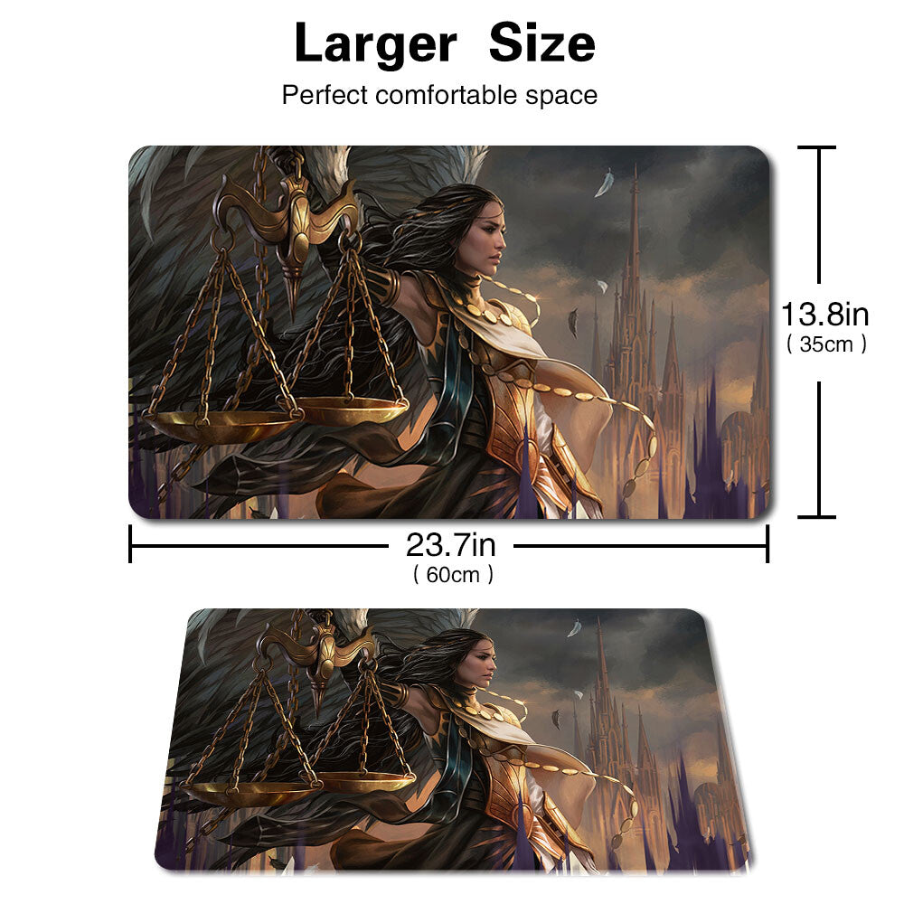 Seraph Of The Scales - Board Game MTG Playmat Games Mousepad Play Mat of TCG