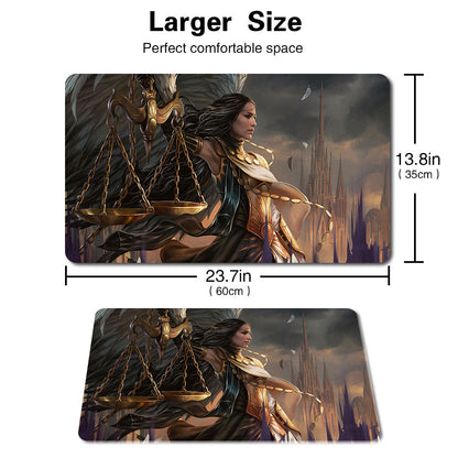 Seraph Of The Scales - Board Game MTG Playmat Games Mousepad Play Mat of TCG