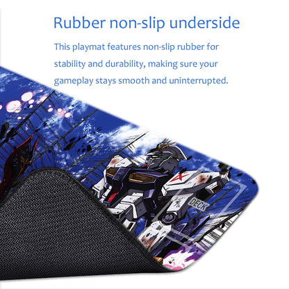 Gundam Playmat Suitable for GCG , includes Storage Bag, 24 x 14 inches (198274)
