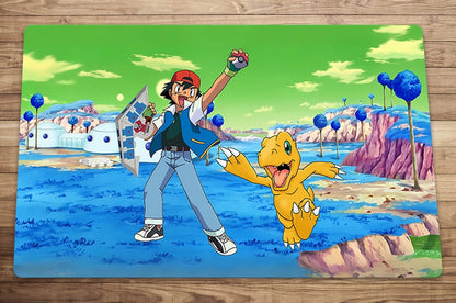 Cursed Magic the Gathering Pokemon Digimon Dragon Ball Yugioh Card TCG Playmat