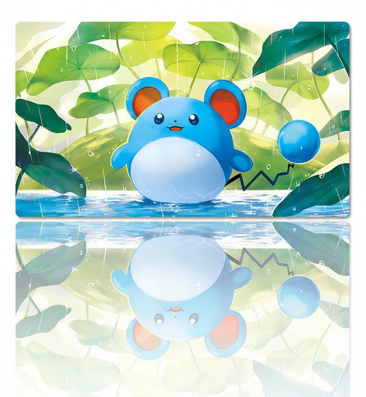 Marill Board Game Pokemon Table Playmat TCG CCG Play Mat Gaming Pad Mousepad