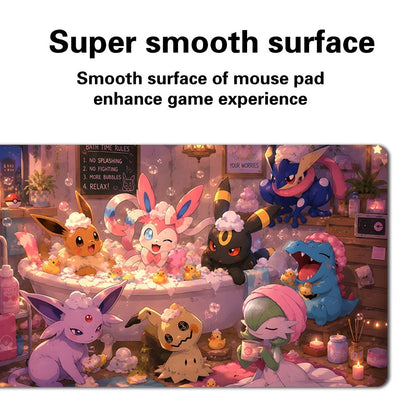 198293 - Board Game Pokemon Eevee Playmat Games Mousepad Play Mat of TCG