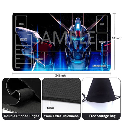 Gundam Playmat Suitable for GCG ,includes Storage Bag,24 x 14 inches (GD5101426)