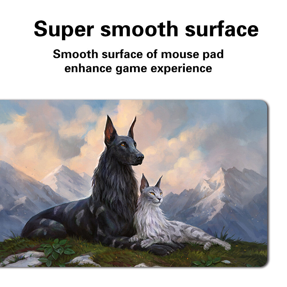 RIN AND SERI, INSEPARABLE- Board Game MTG Playmat Games Mousepad Play Mat of TCG