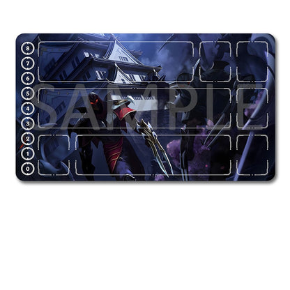 Zed - League Of Legends Riftbound Playmat 24x14 in + Free Storage Bag