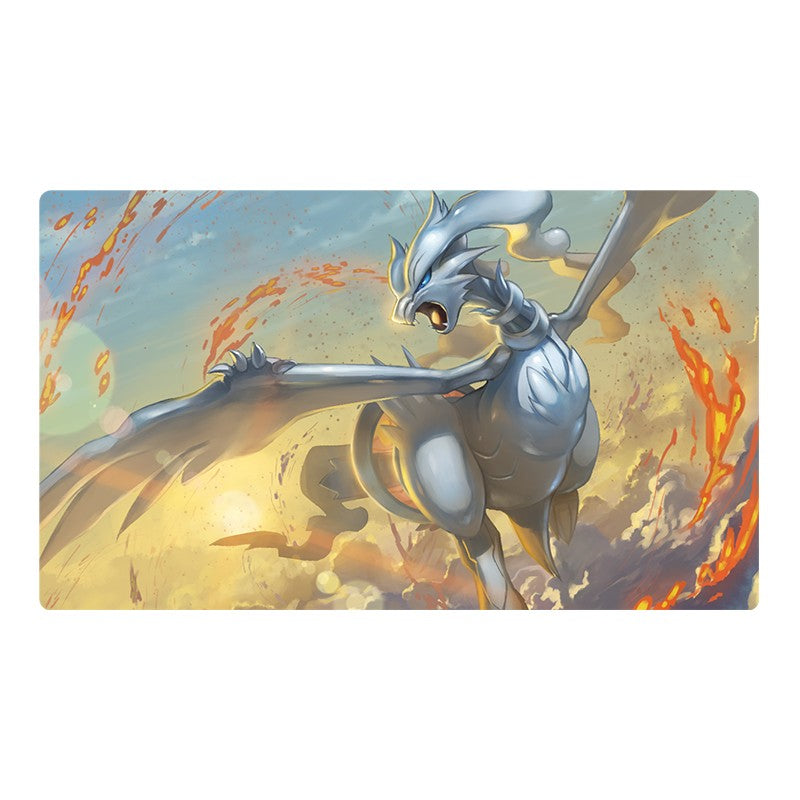 Reshiram Board Game Pokemon Playmat PTCG TCG CCG Play Pad Trading Card Games Mat