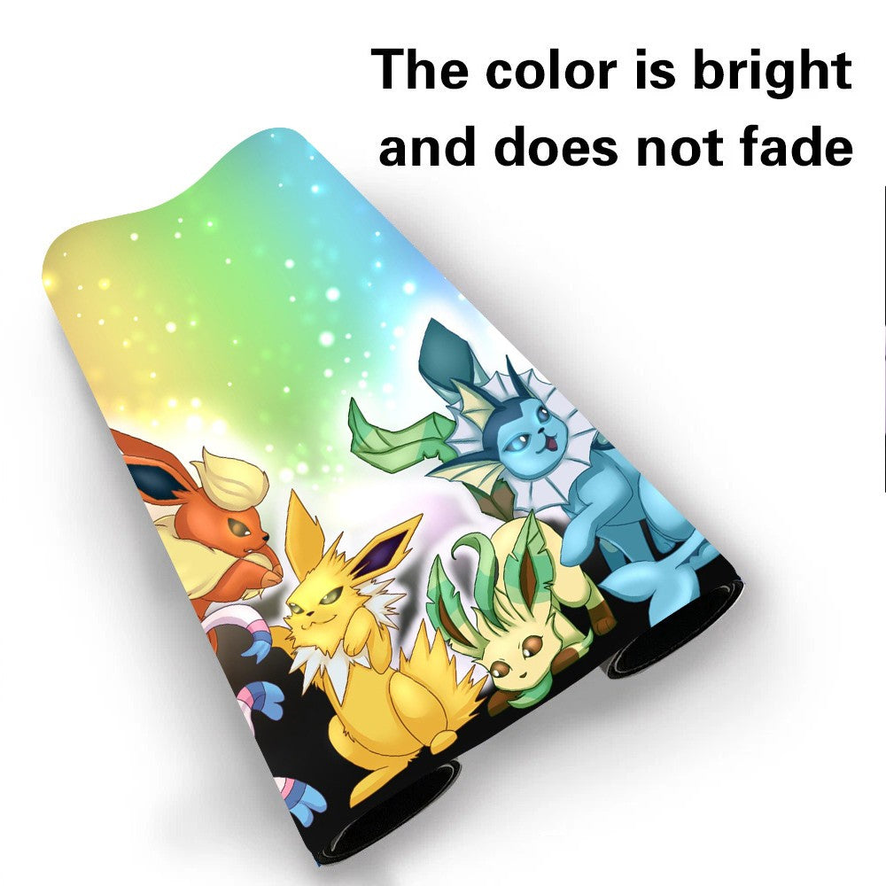 Eeveelutions Board Game Pokemon Playmat PTCG TCG CCG Pad Card Games Play Mat