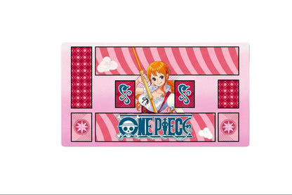 One Piece Nami Playmat Games Mousepad Play Mat of TCG Board Game Pink