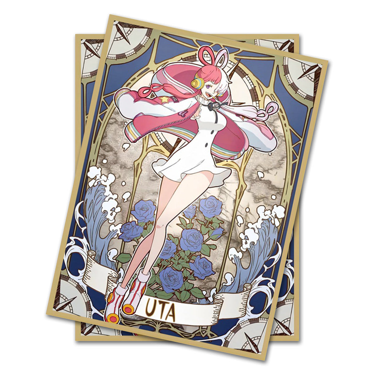 Uta Tarot Art Style One Piece Holographic Card Sleeves