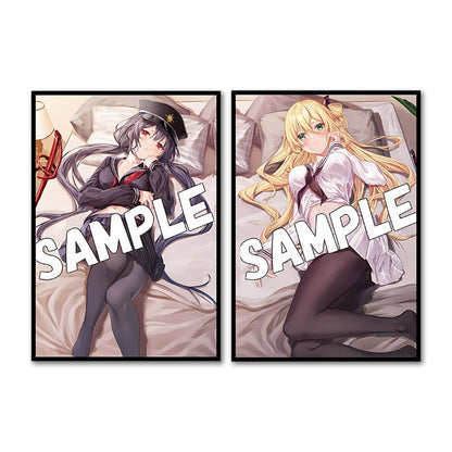 Sky Striker Raye & Roze Resting Holographic Card Sleeves