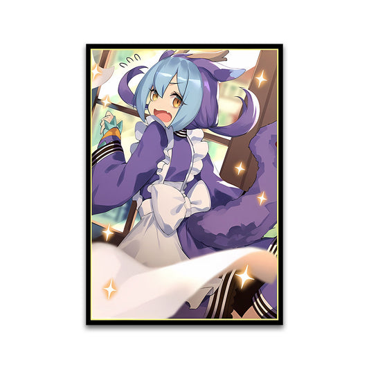 50 PCS Cute Laundry Dragonmaid Holographic Card Sleeves