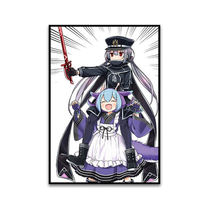 Sky Striker Roze & Laundry Dragonmaid Holographic Card Sleeves